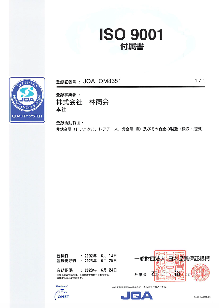 ISO 9001 付属書